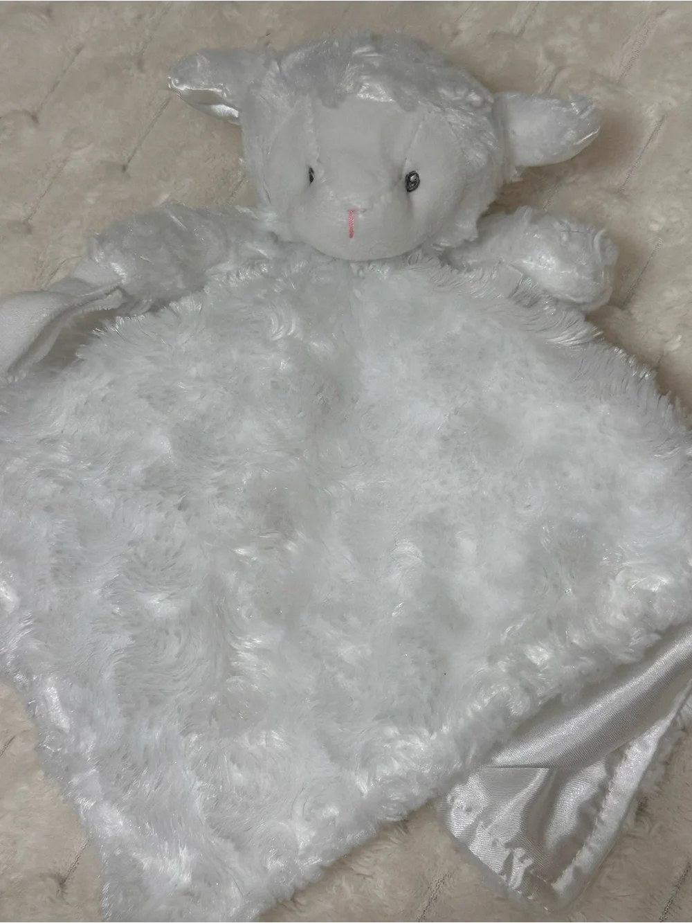 Carter's White Plush Lamb Lovey